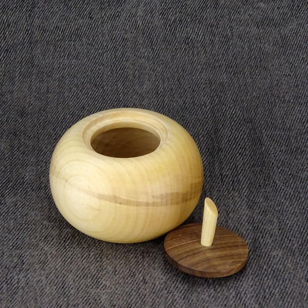 Ahorndose mit Deckel – Bild 2