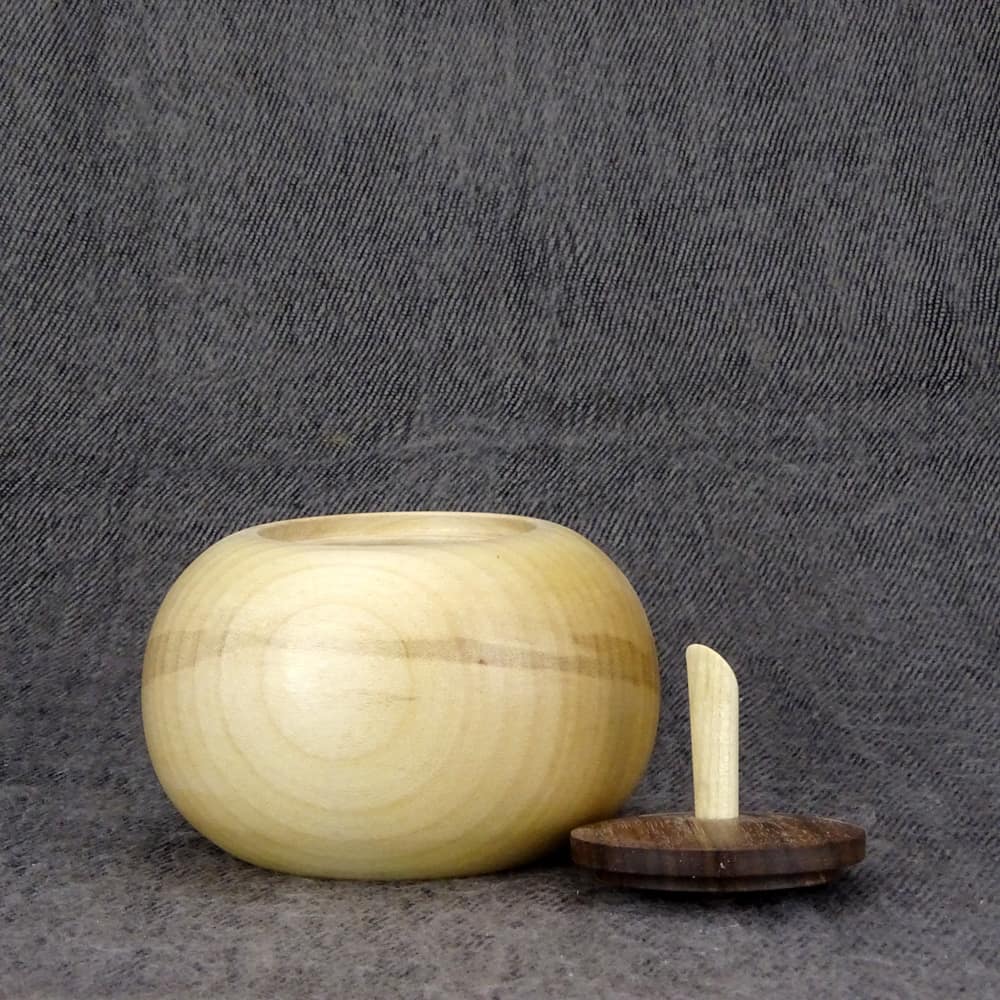 Ahorndose mit Deckel – Bild 4